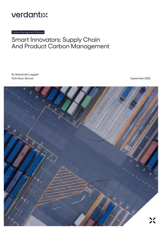 Verdantix Smart Innovators: Supply Chain And Product Carbon Management (2026) cover