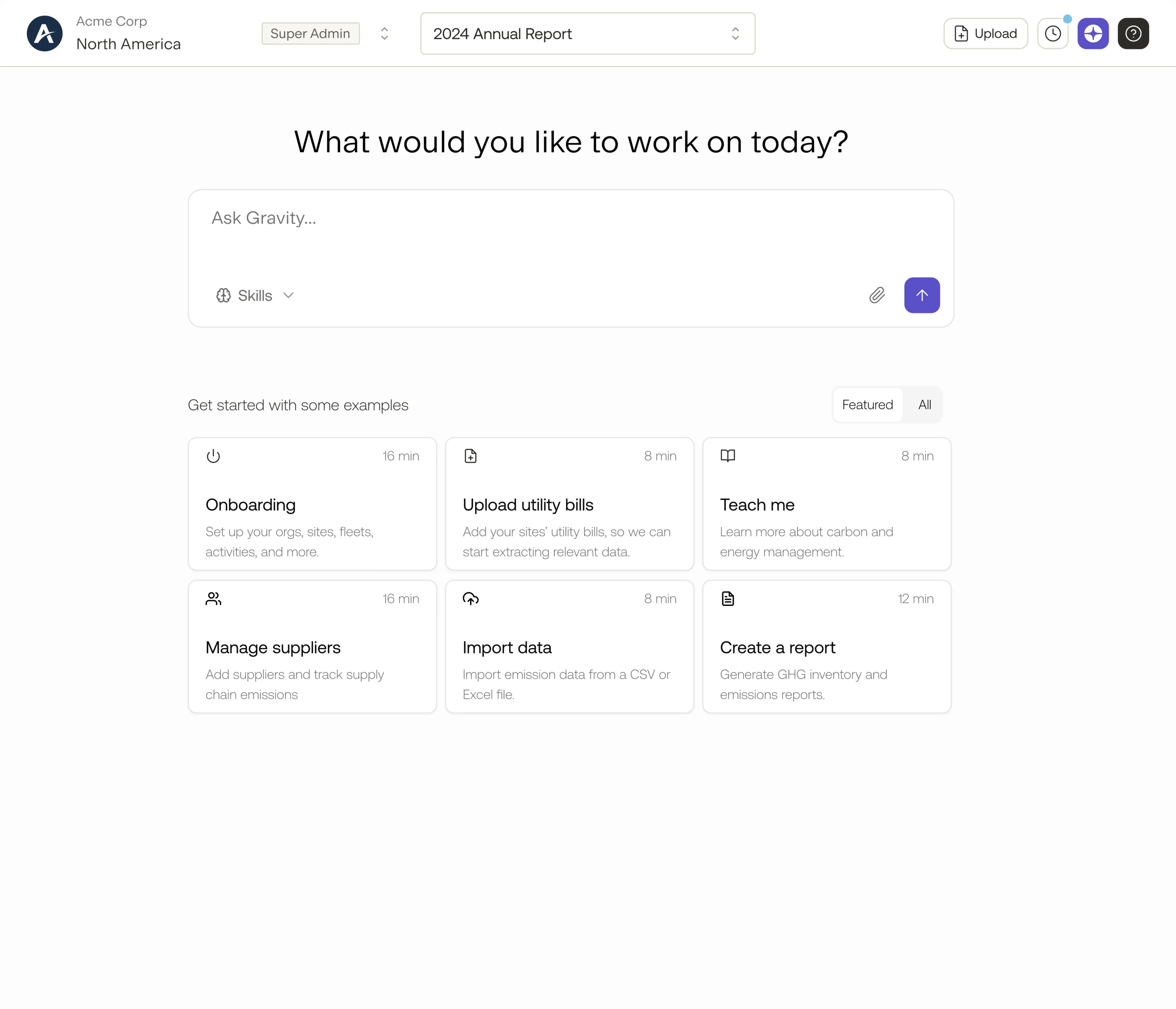 Gravity platform: Agentic AI